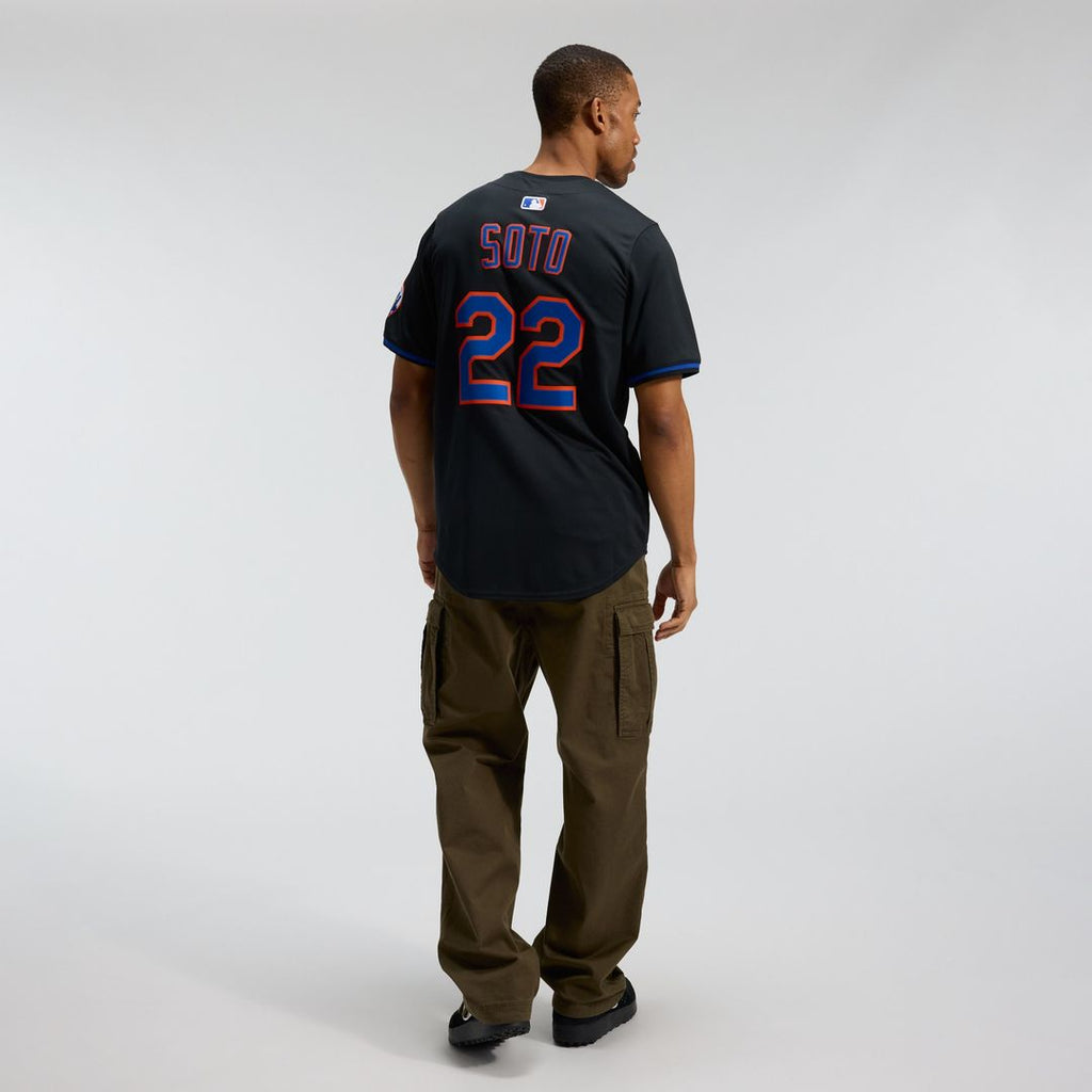 New York Mets Juan Soto Nike Road Limited Player Jersey - Gray