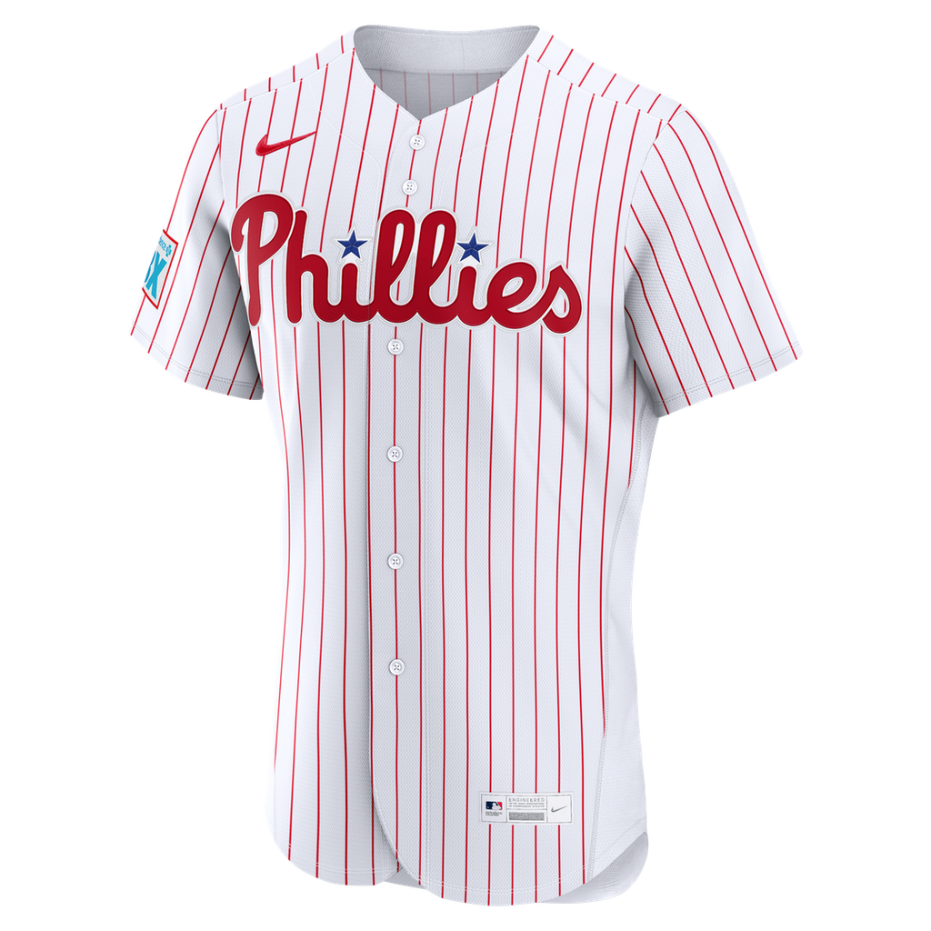 Philadelphia Phillies Bryce Harper Nike Alternate Authentic Sponsor Patch Jersey - Cream