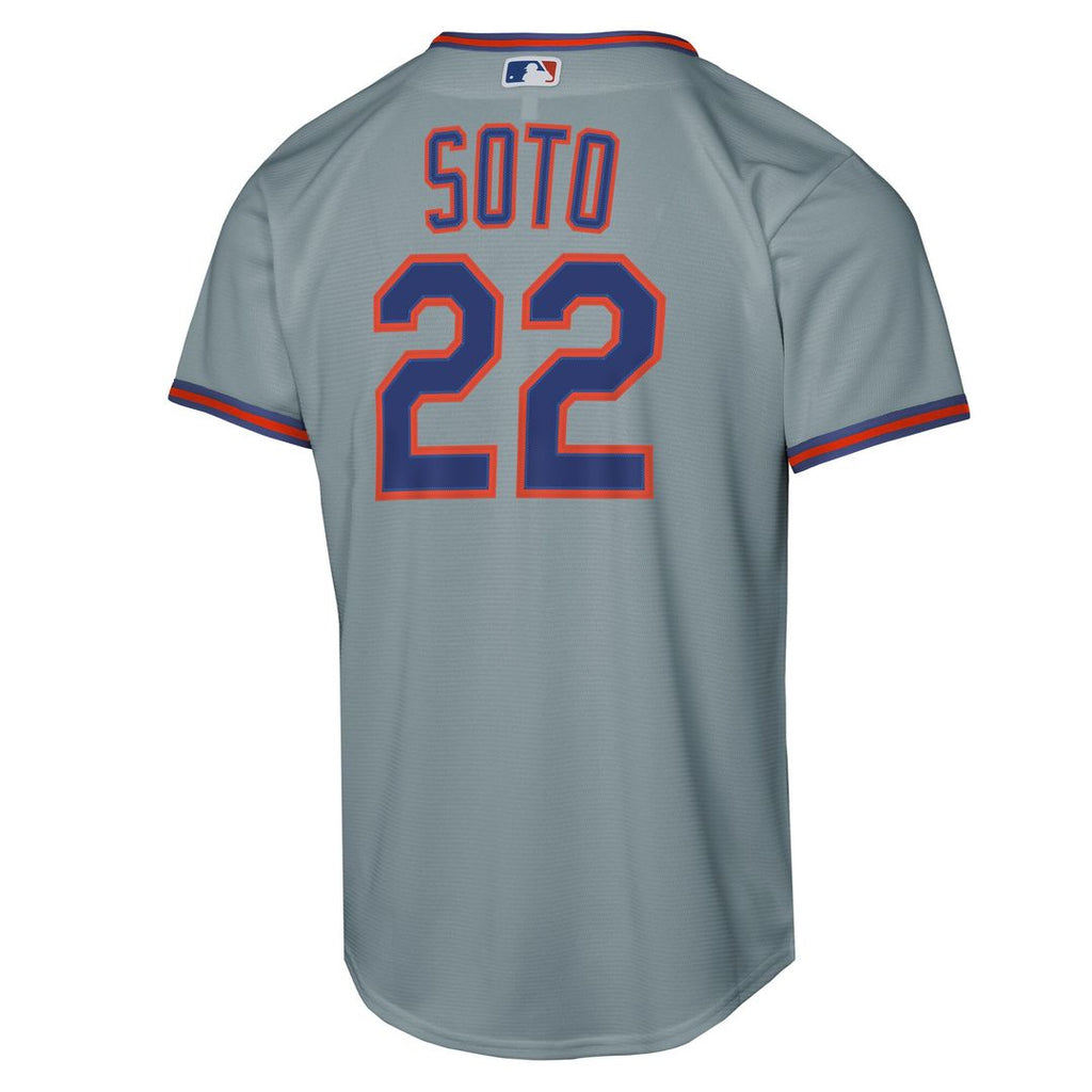 New York Mets Juan Soto Nike Youth Road Replica Jersey - Gray