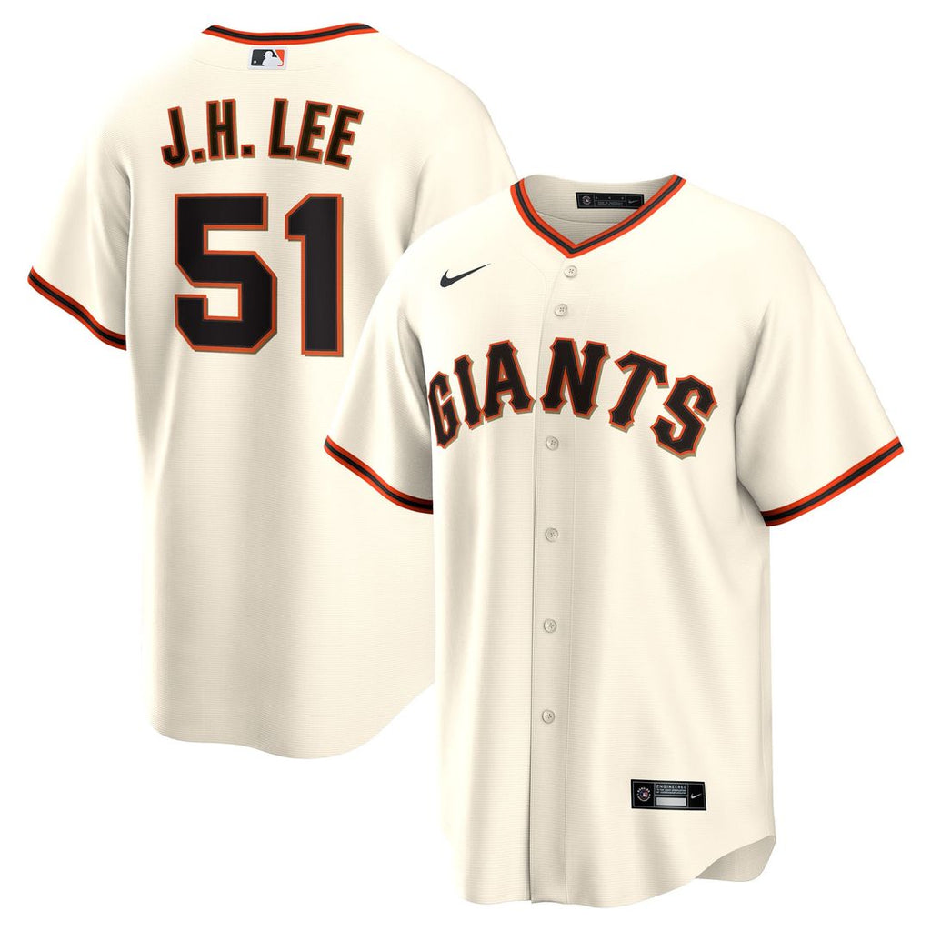 San Francisco Giants Jung Hoo Lee Nike Home Replica Player Jersey - Cream