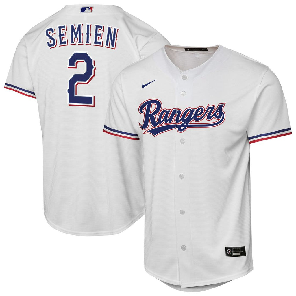 Texas Rangers Marcus Semien Nike Youth Home Replica Player Jersey - White