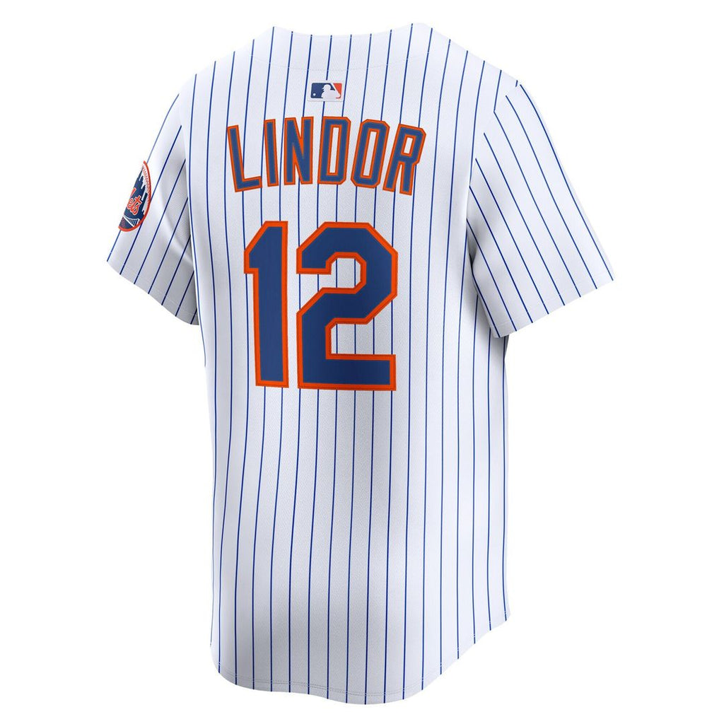 New York Mets Francisco Lindor Nike Road Limited Player Jersey - Gray