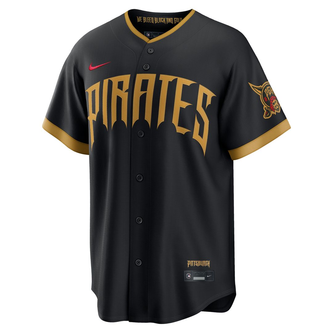 Pittsburgh Pirates Roberto Clemente Nike 2026 City Connect Stadium Jersey - Black