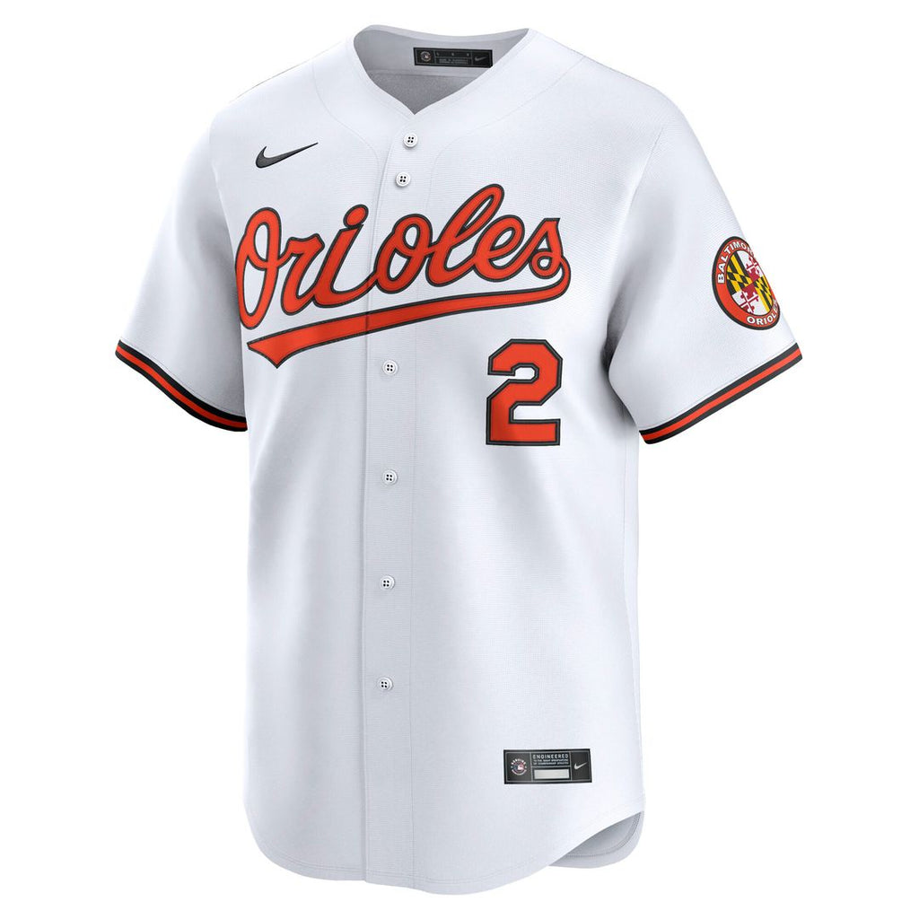 Baltimore Orioles Gunnar Henderson Nike Limited Player Jersey - White