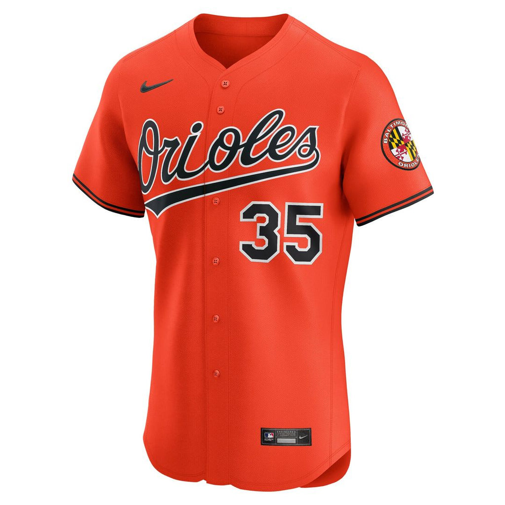 Baltimore Orioles Adley Rutschman Nike Alternate 2 Elite Jersey - Orange