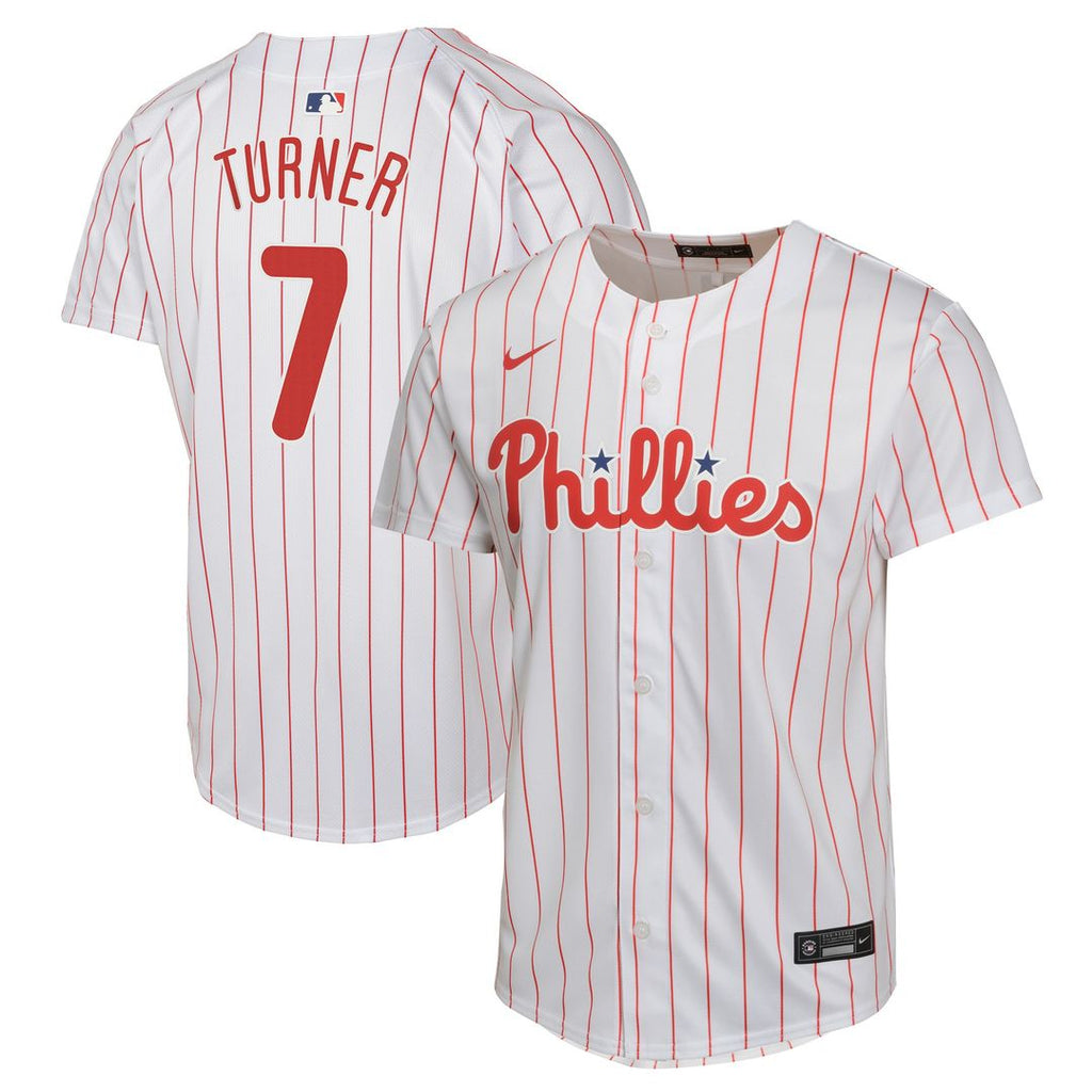 Philadelphia Phillies Trea Turner Nike Youth Home Game Player Jersey - White