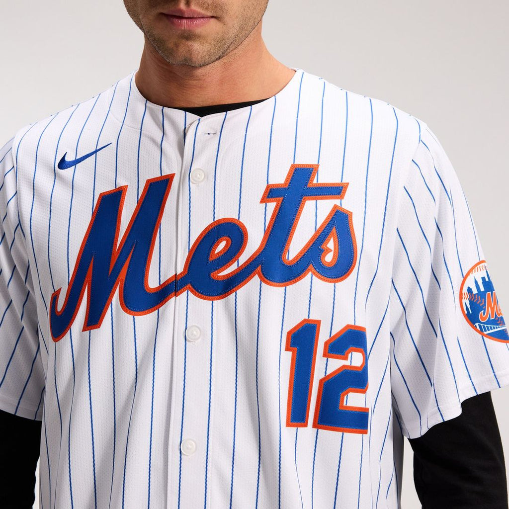 New York Mets Francisco Lindor Nike Road Limited Player Jersey - Gray