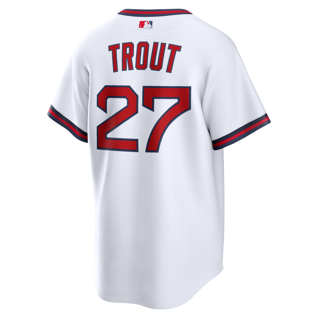 Los Angeles Angels Mike Trout Nike Road Replica Jersey - Gray