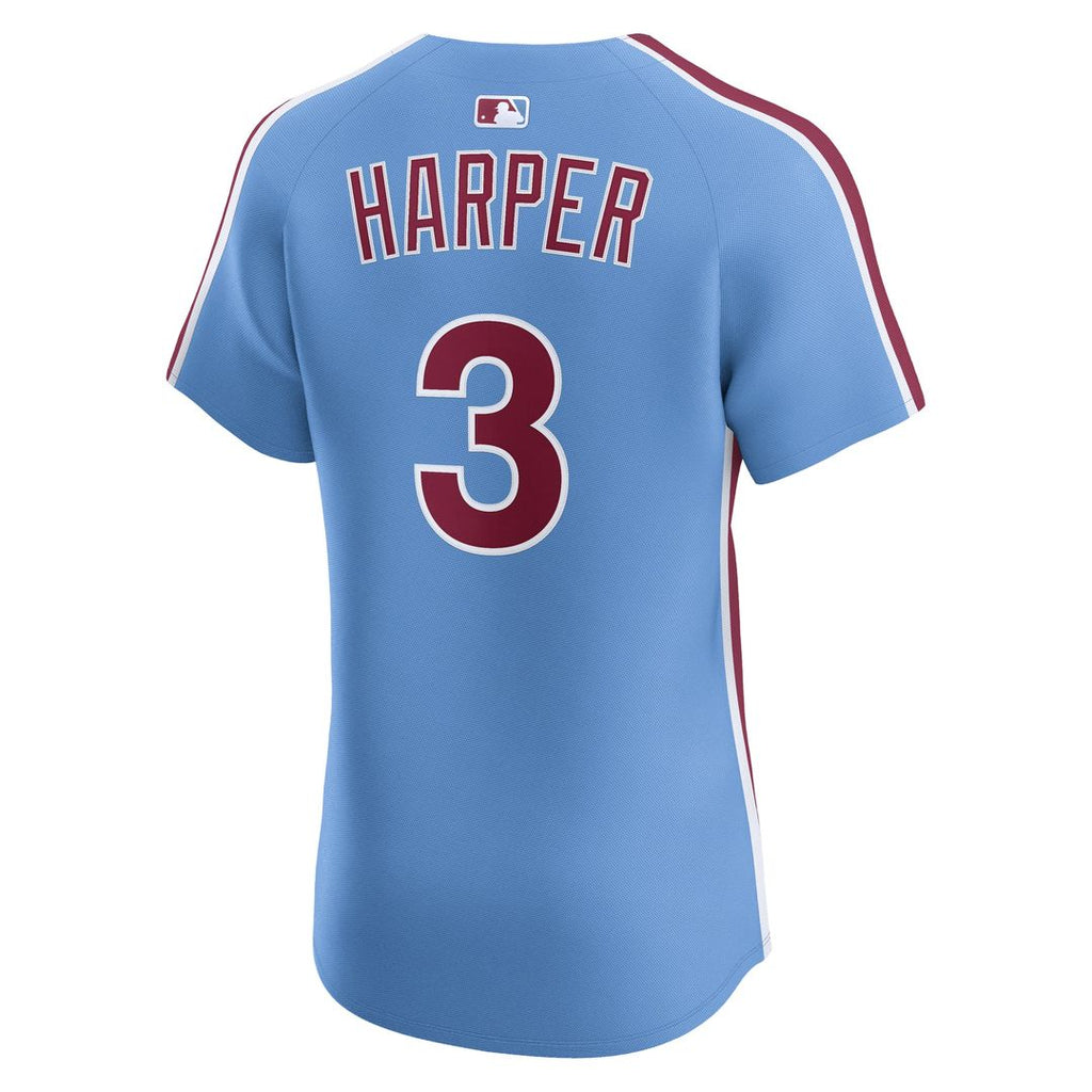 Philadelphia Phillies Bryce Harper Nike Alternate Elite Jersey - Light Blue