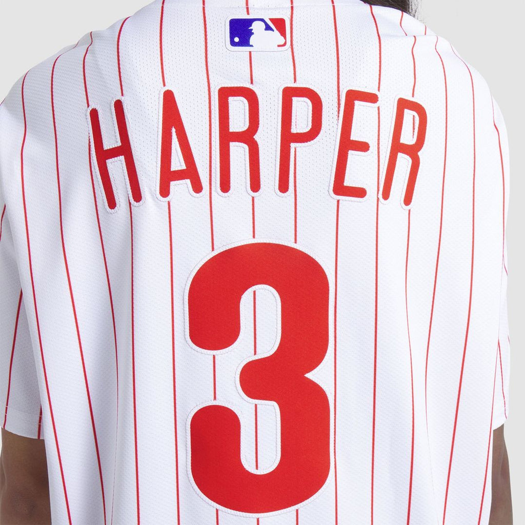 Philadelphia Phillies Bryce Harper Nike Alternate 2 Elite Jersey - Cream