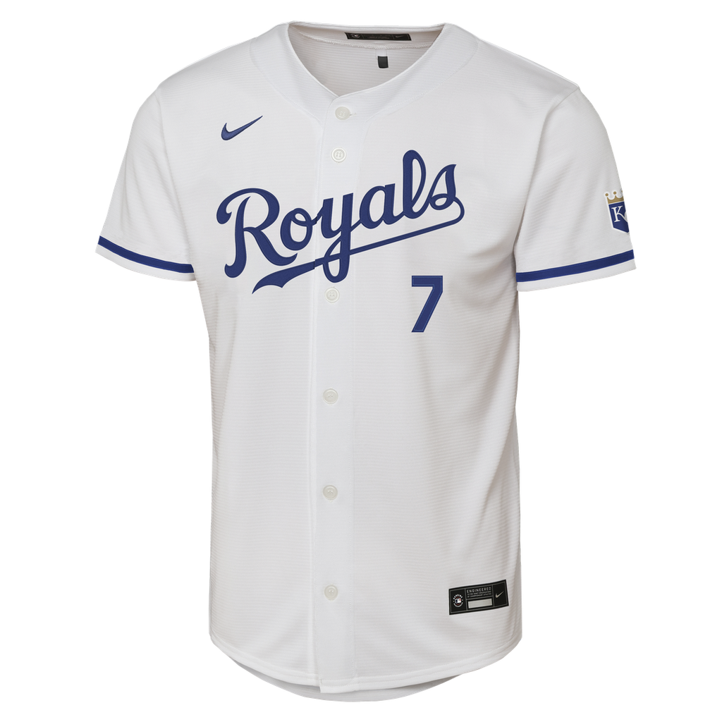 Kansas City Royals Bobby Witt Jr. Nike Youth Alternate Stadium Jersey - Light Blue