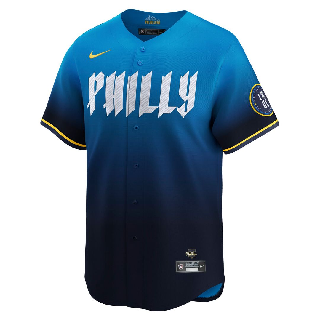 Philadelphia Phillies Trea Turner Nike 2024 City Connect Limited Player Jersey - Blue