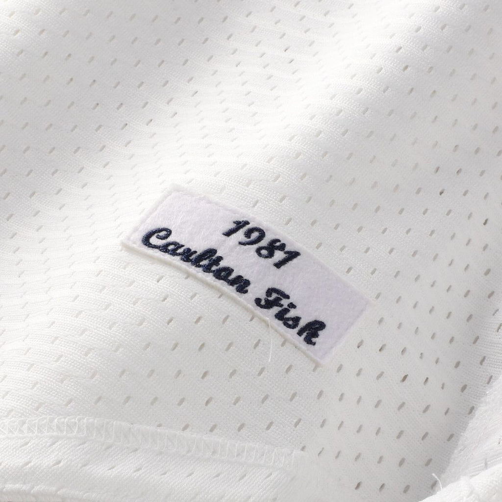 Chicago White Sox Carlton Fisk Mitchell & Ness Authentic Batting Practice Jersey - White