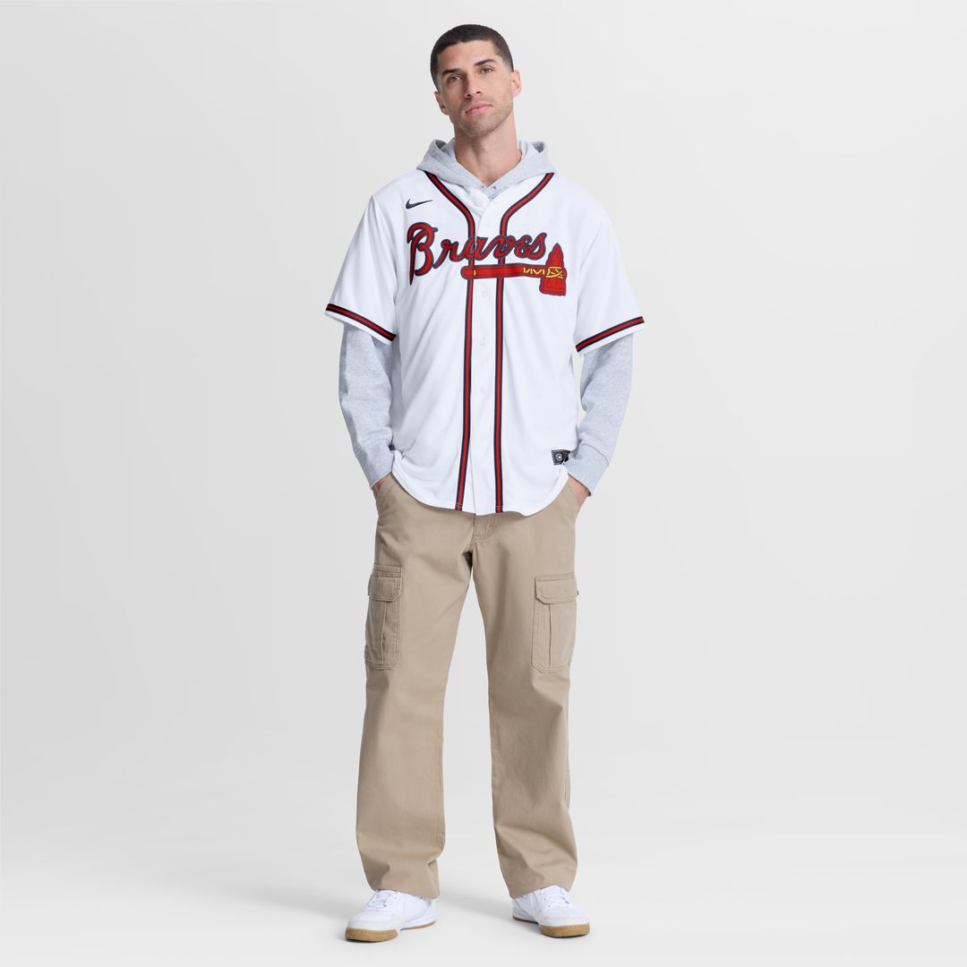 Atlanta Braves Grant Holmes Nike Home Replica Jersey - White