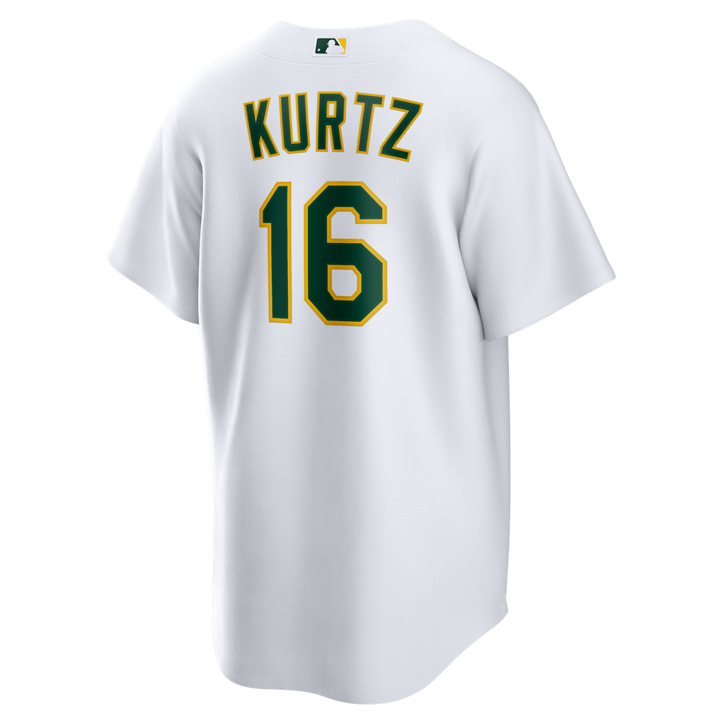 Athletics Nick Kurtz Nike Home Replica Player Jersey - White