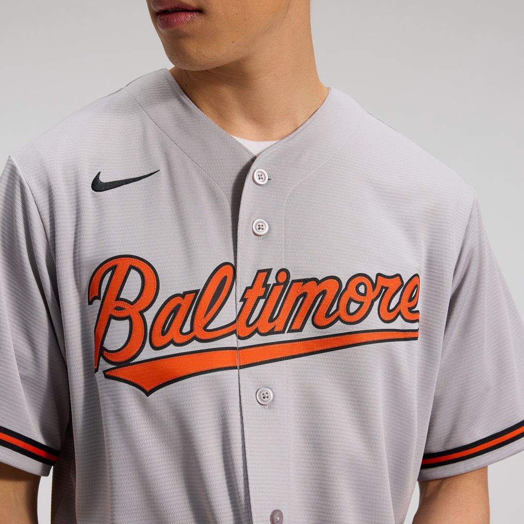 Baltimore Orioles Nike Road Replica Team Jersey - Gray