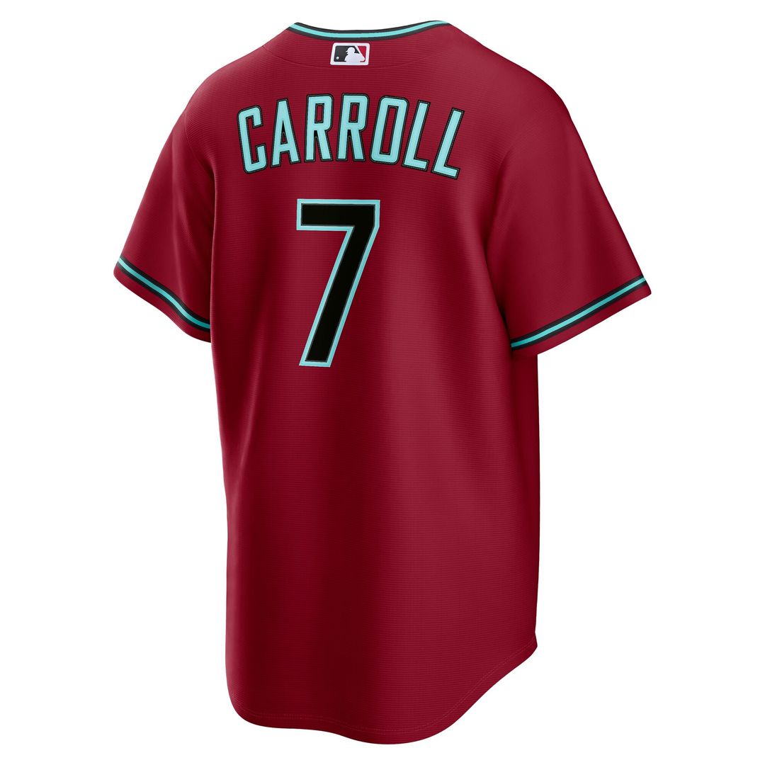 Arizona Diamondbacks Corbin Carroll Nike Alternate Replica Jersey - Black