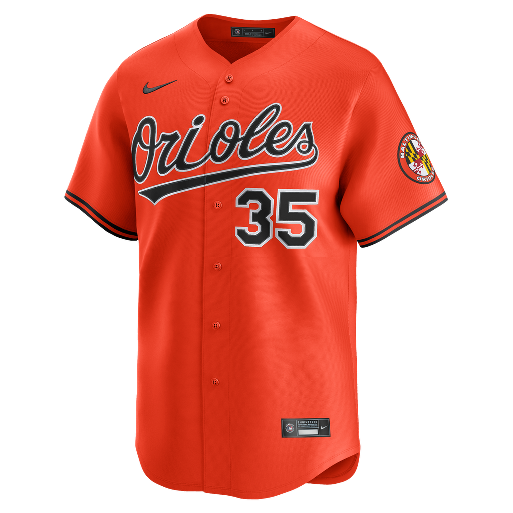 Baltimore Orioles Adley Rutschman Nike Road Limited Player Jersey - Gray