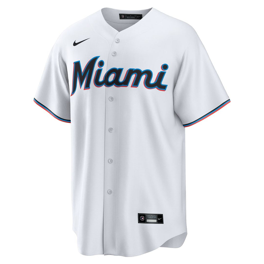 Miami Marlins Connor Norby Nike Home Replica Jersey - White