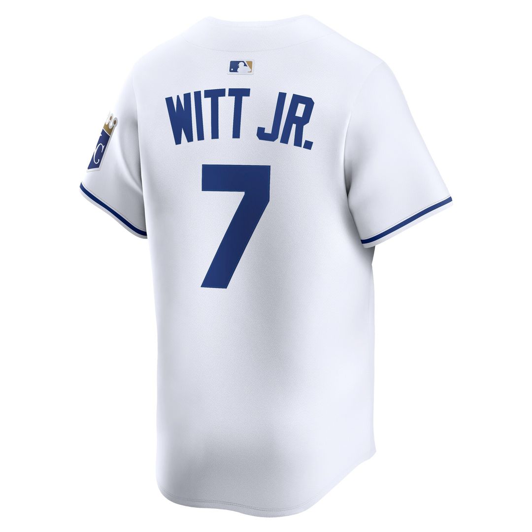 Kansas City Royals Bobby Witt Jr. Nike Home Limited Player Jersey - White