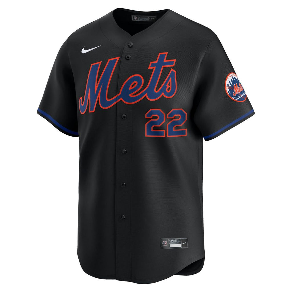 New York Mets Juan Soto Nike Road Limited Player Jersey - Gray