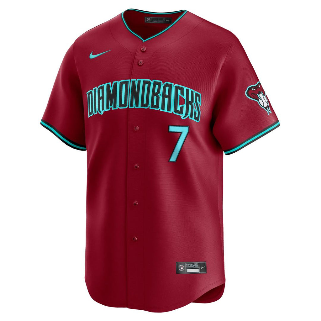 Arizona Diamondbacks Corbin Carroll Nike Alternate Limited Player Jersey - Black