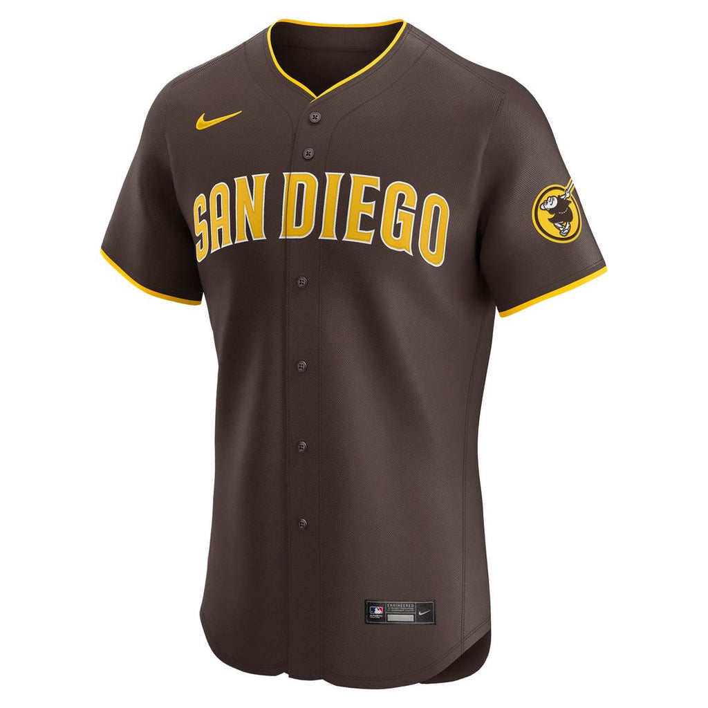 San Diego Padres Fernando Tatis Jr. Nike Road Elite Jersey - Brown