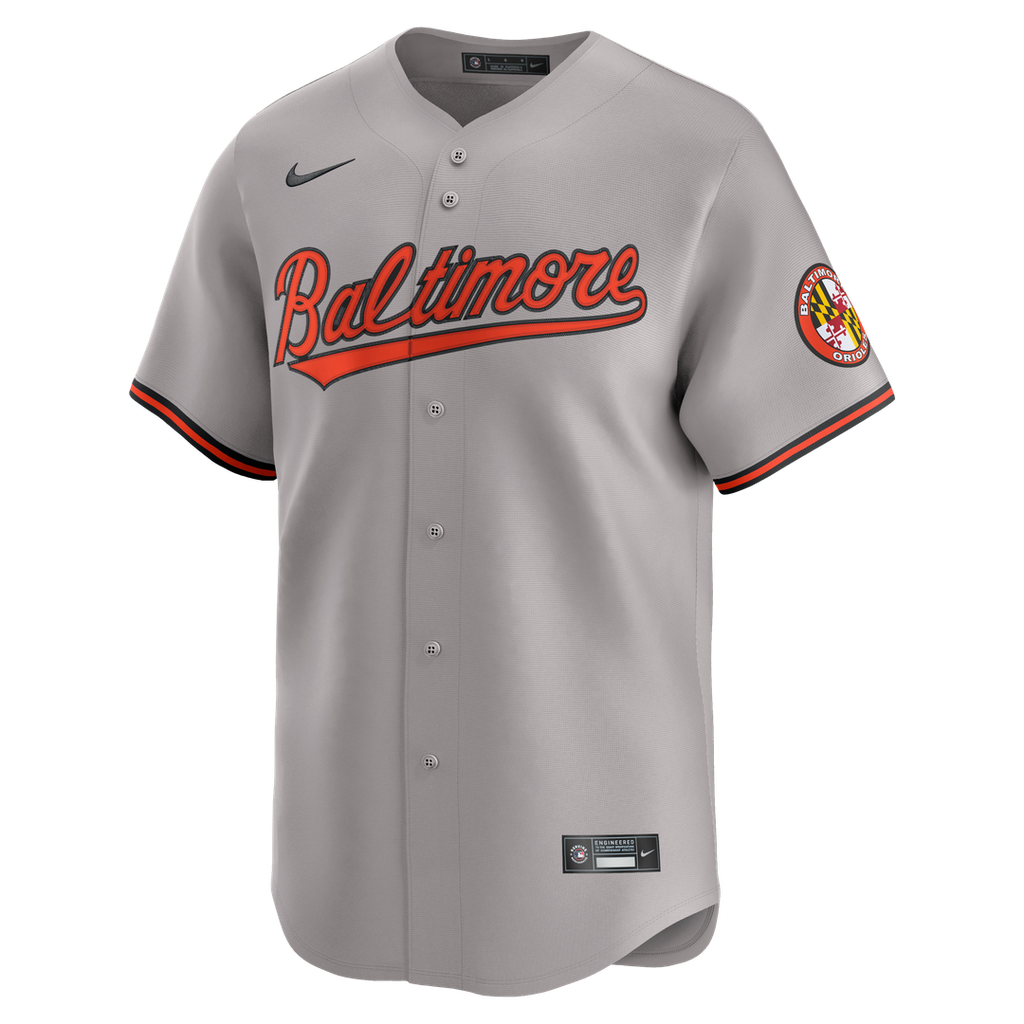 Baltimore Orioles Nike Road Limited Jersey - Gray