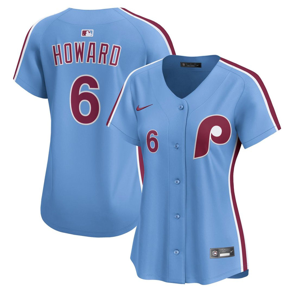 Philadelphia Phillies Ryan Howard Nike Women's Alternate Limited Jersey - Light Blue
