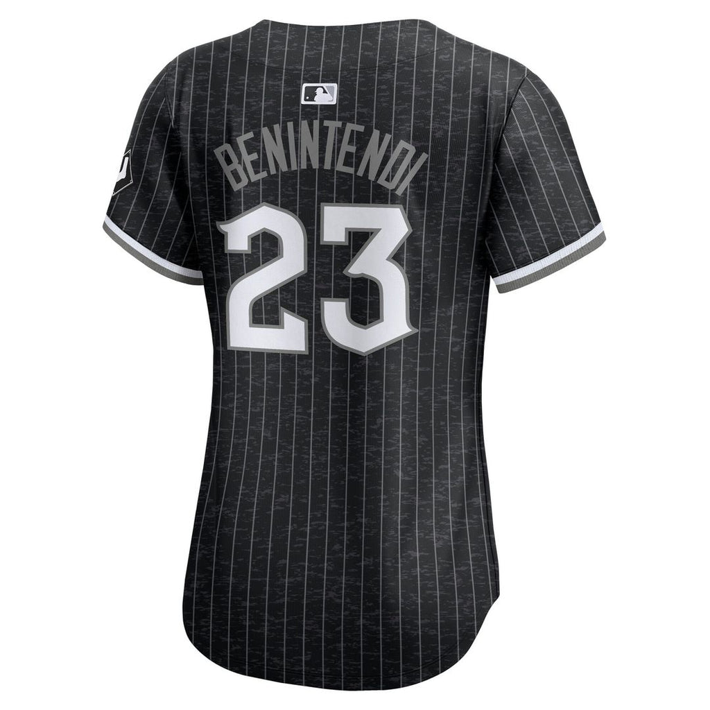 Chicago White Sox Andrew Benintendi Nike Women's City Connect Limited Jersey - Black