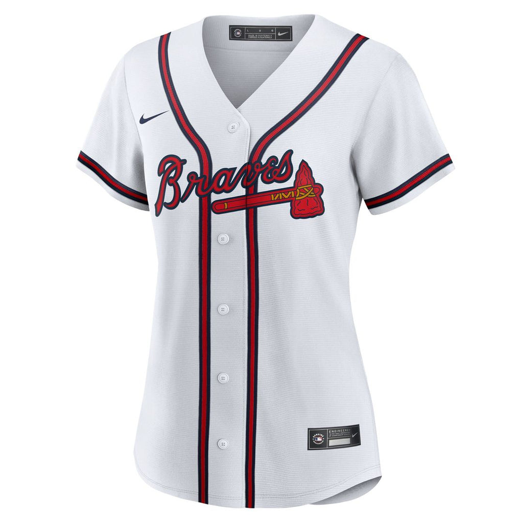 Atlanta Braves Spencer Schwellenbach Nike Women's Home Replica Jersey - White