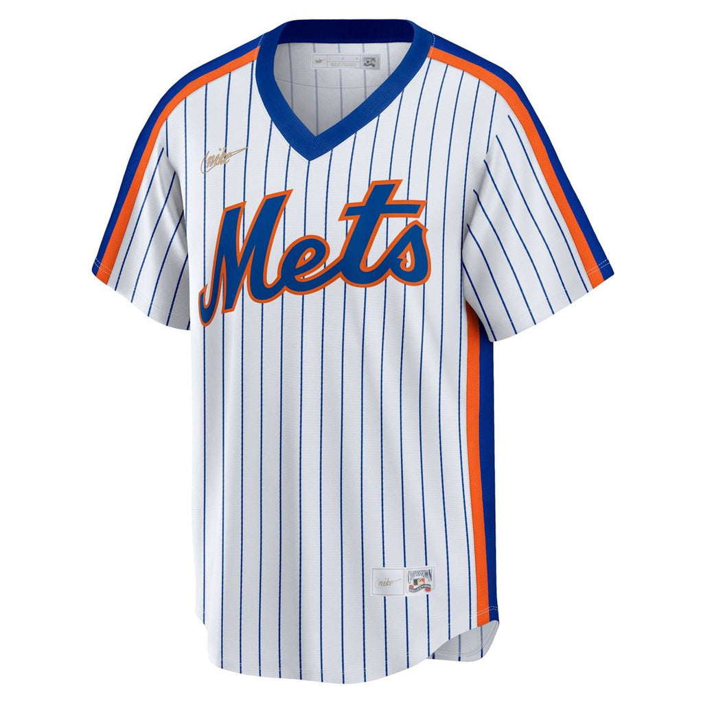 New York Mets Mike Piazza Nike Home Cooperstown Player Jersey - White