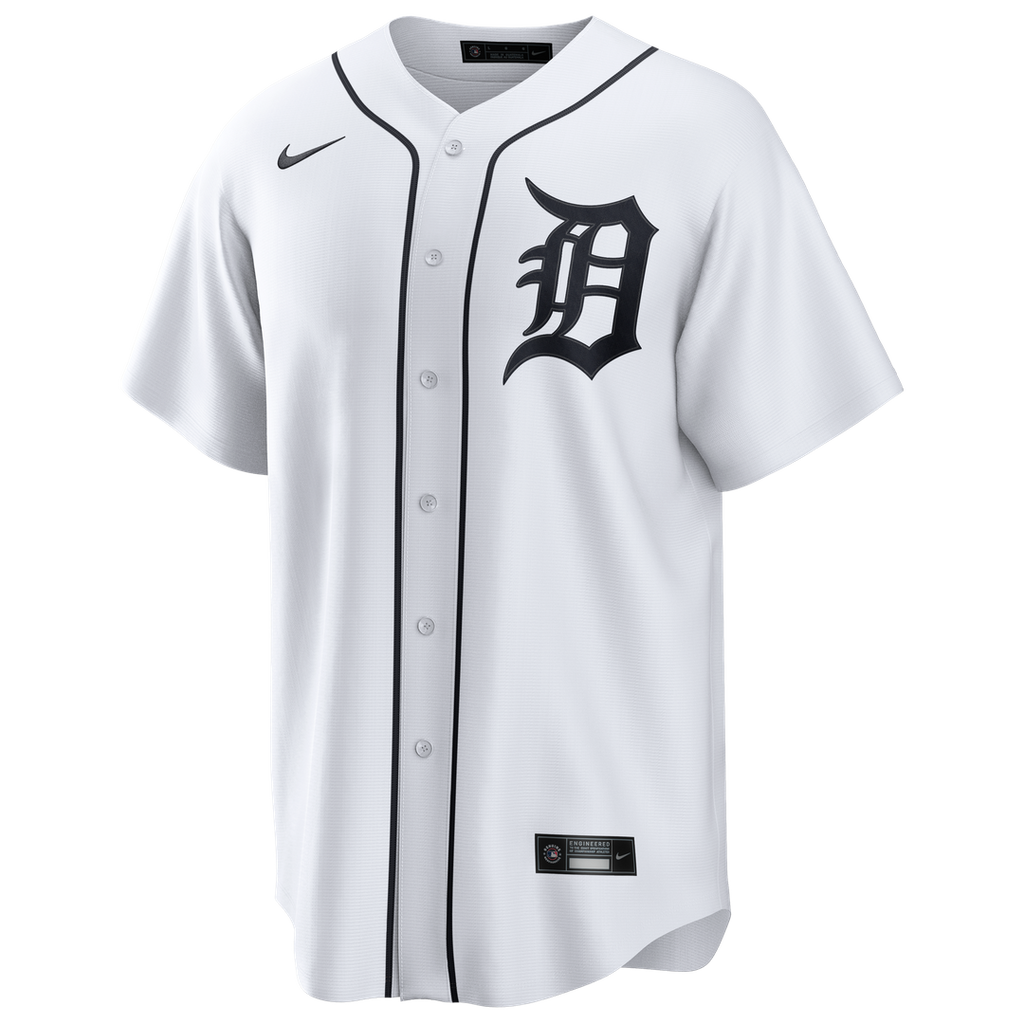 Detroit Tigers Nike Home Replica Jersey - White