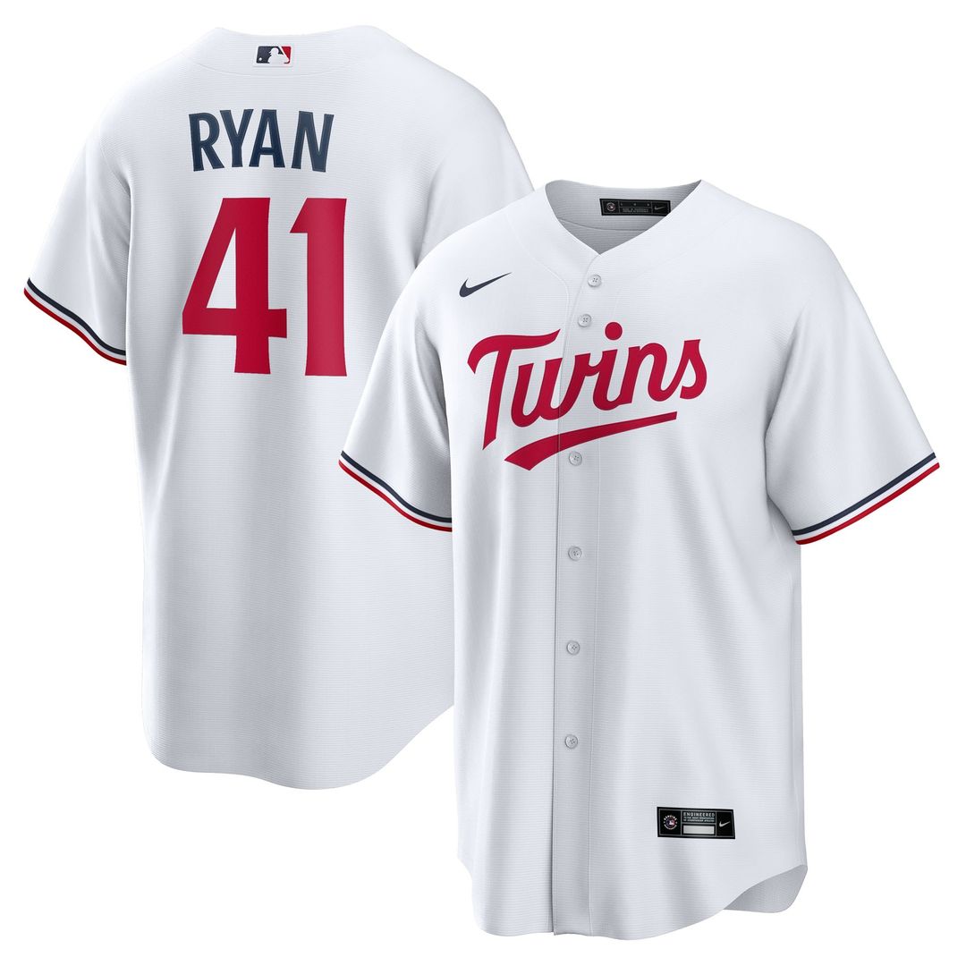 Minnesota Twins Joe Ryan Nike Youth Home Replica Jersey - White