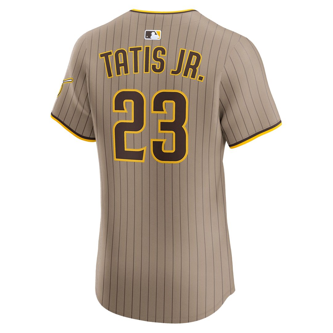 San Diego Padres Fernando Tatis Jr. Nike Road Elite Jersey - Brown