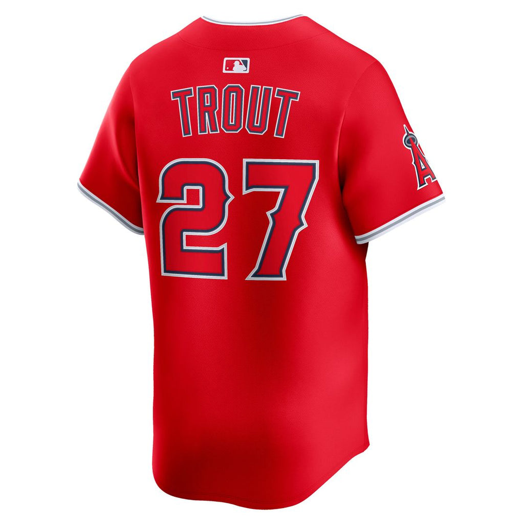Los Angeles Angels Mike Trout Nike Alternate Limited Player Jersey - Red