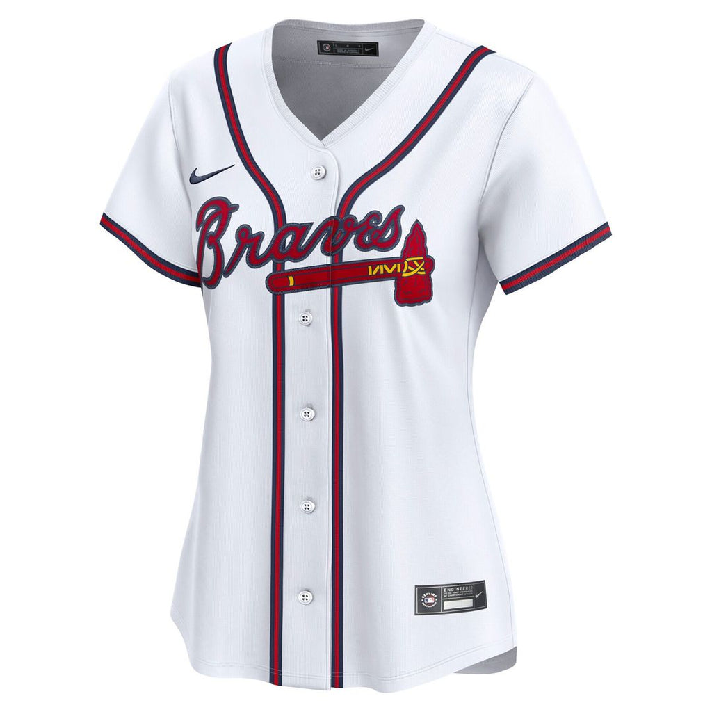Atlanta Braves Spencer Strider Nike Women's Home Limited Player Jersey - White