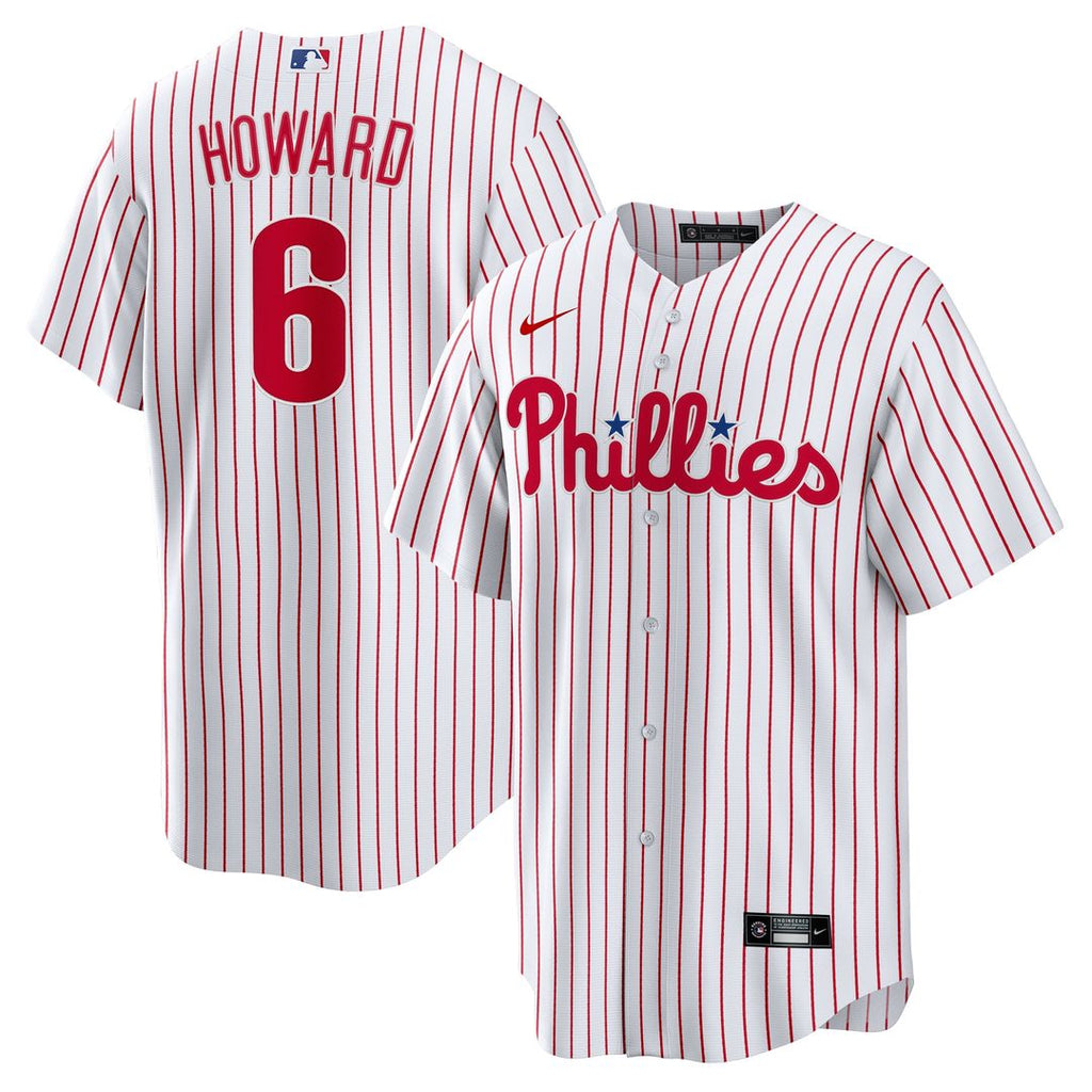 Philadelphia Phillies Ryan Howard Nike Replica Player Jersey - White