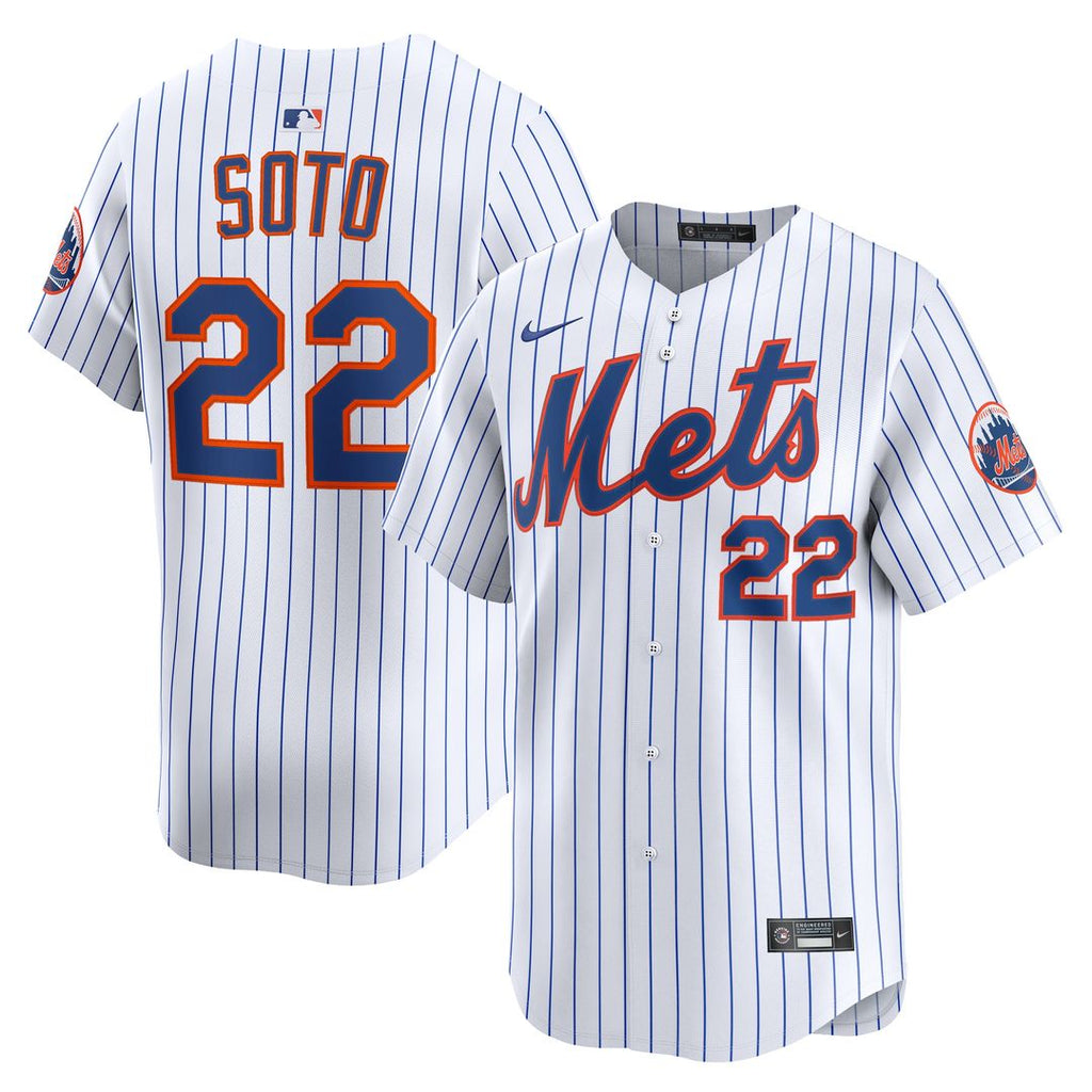 New York Mets Juan Soto Nike Home Limited Jersey - White