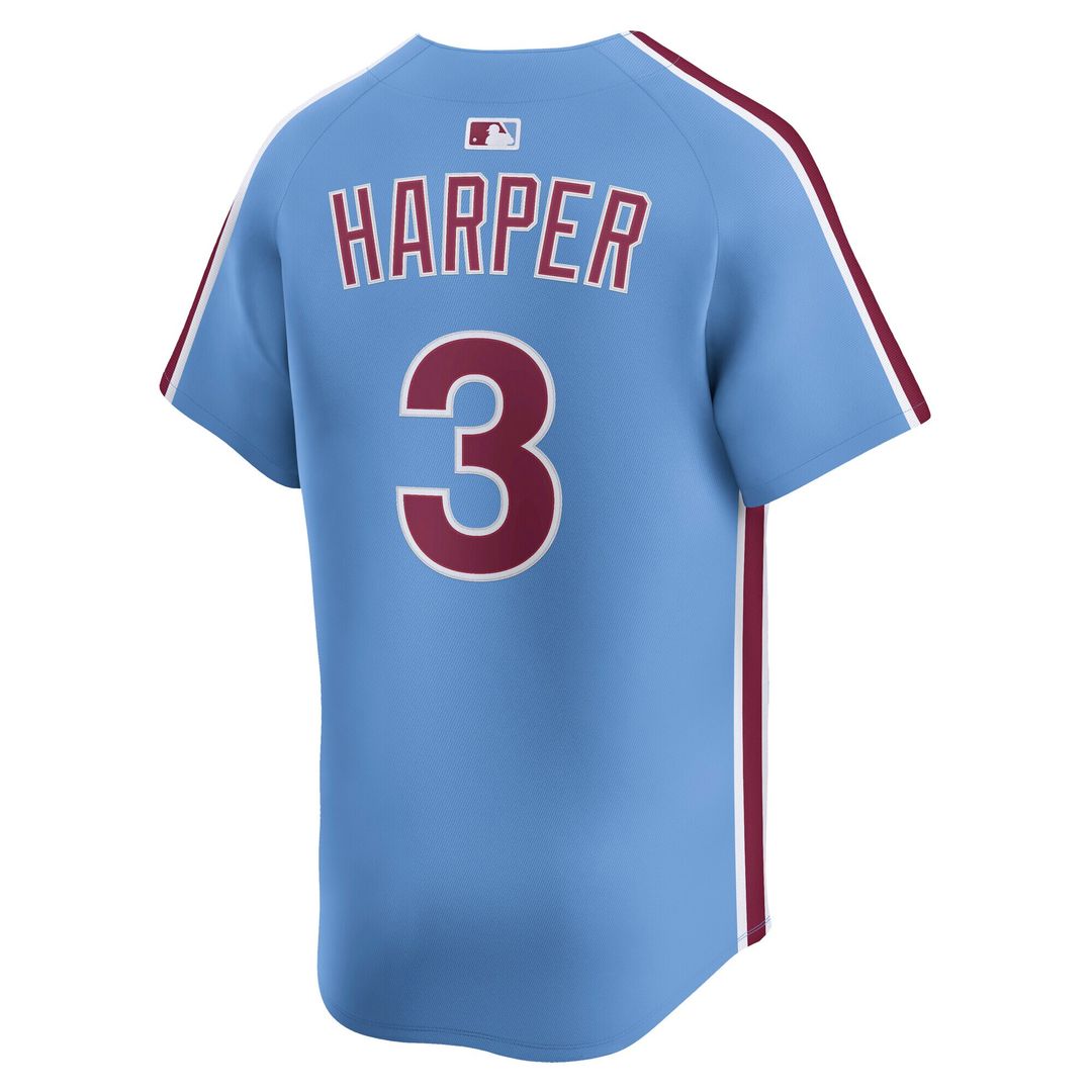 Philadelphia Phillies Bryce Harper Nike Alternate Limited Jersey - Cream
