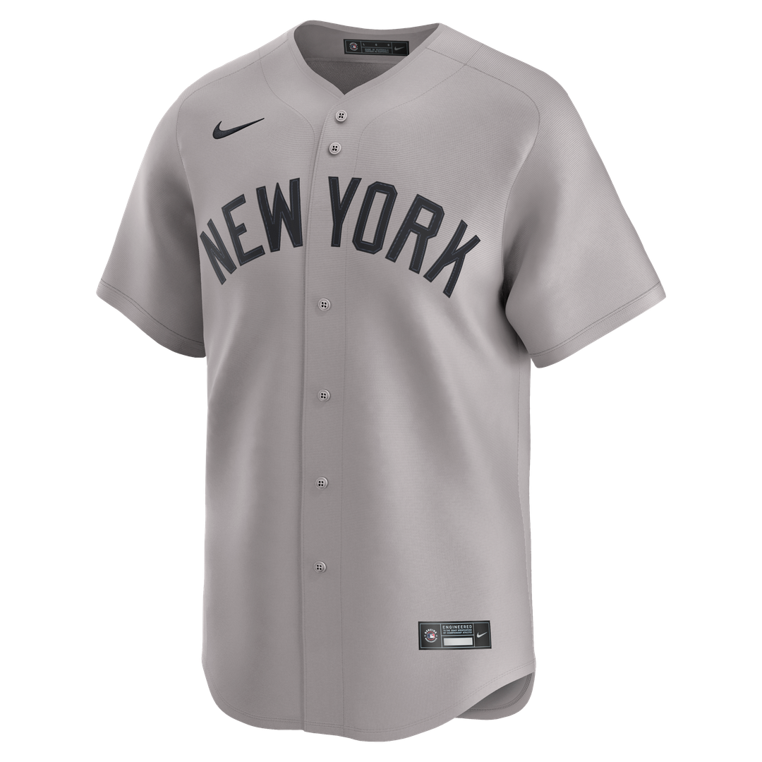 New York Yankees Gerrit Cole Nike Road Limited Player Jersey - Gray