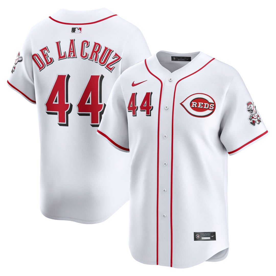 Cincinnati Reds Elly De La Cruz Nike Road Limited Player Jersey - Gray