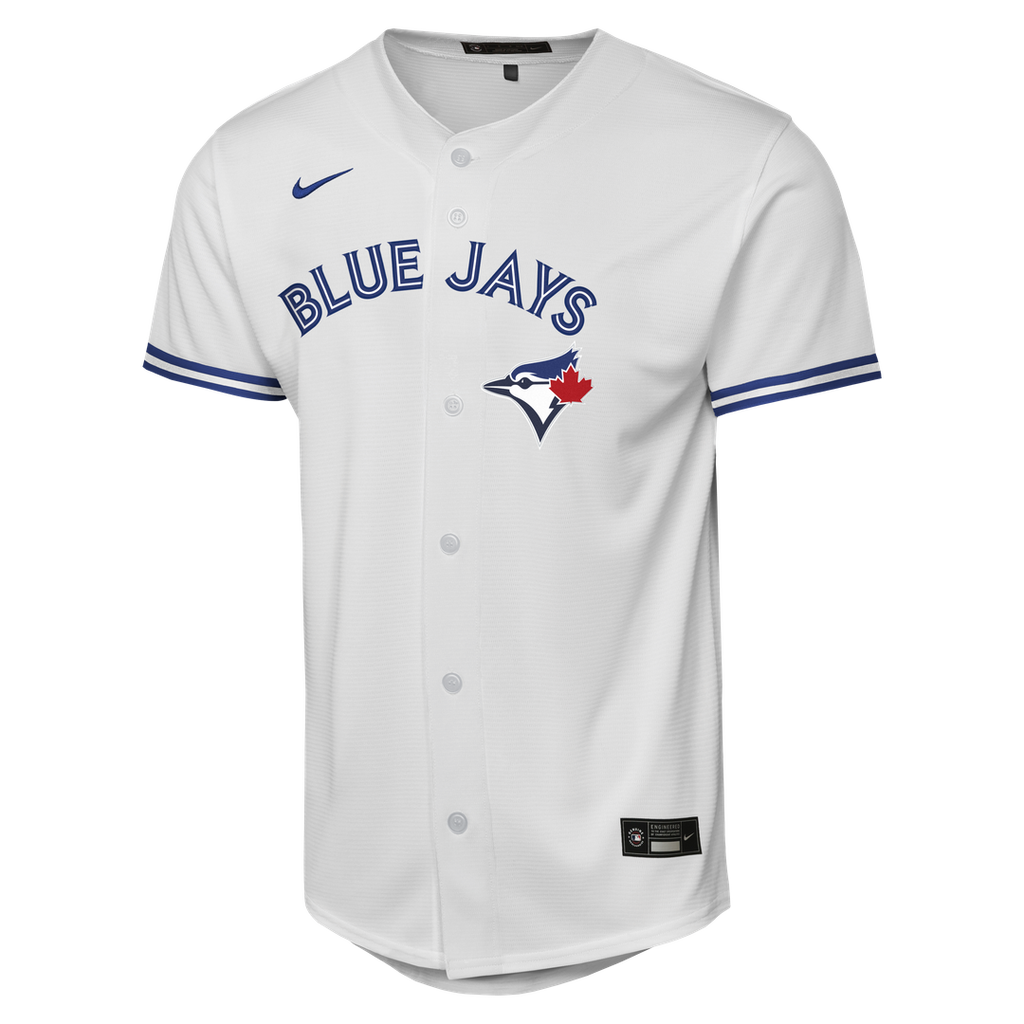 Toronto Blue Jays Ernie Clement Nike Youth Home Baseline Jersey - White