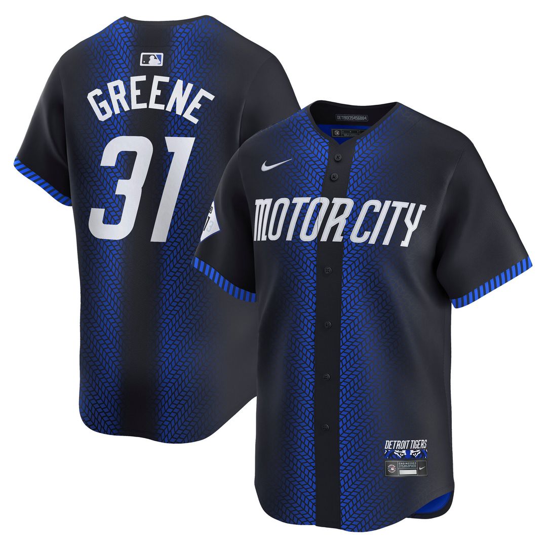 Detroit Tigers Riley Greene Nike City Connect Limited Jersey - Navy