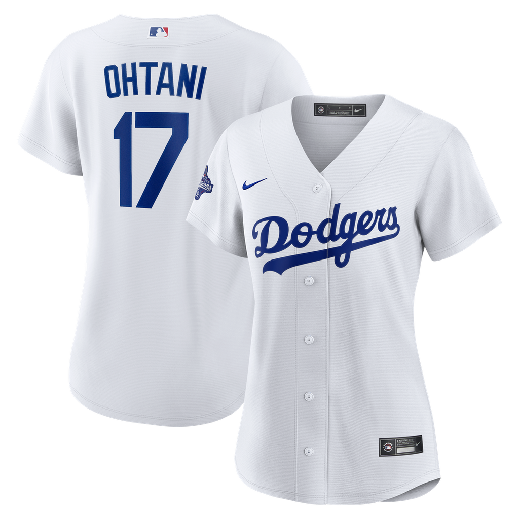Los Angeles Dodgers Shohei Ohtani Nike Women's 2025 World Series Champions Home Replica Jersey - White