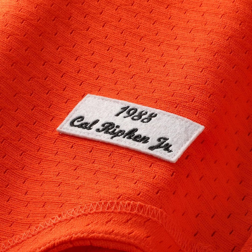 Baltimore Orioles Cal Ripken Jr. Mitchell & Ness Authentic Batting Practice Jersey - Orange