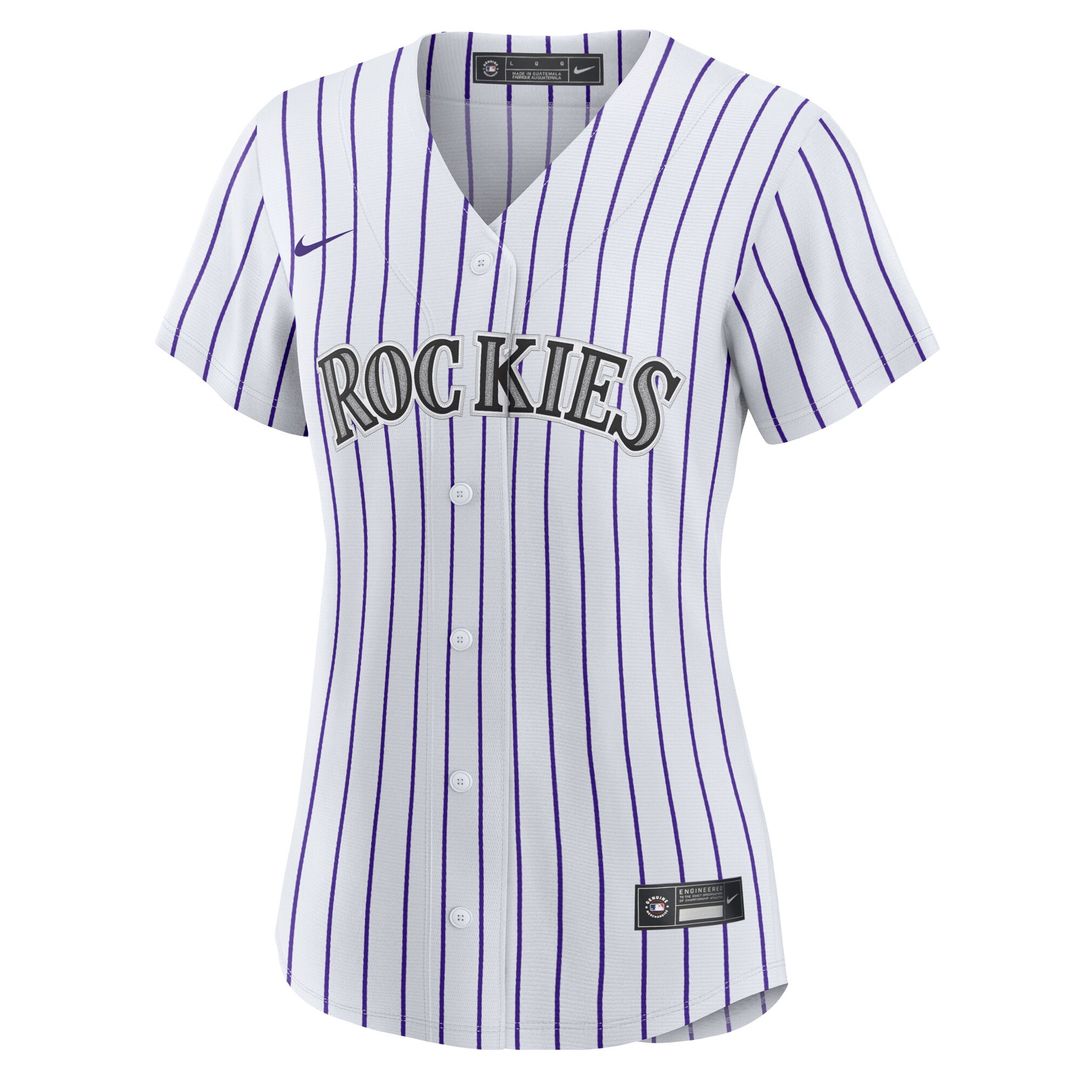 Colorado Rockies Ezequiel Tovar Nike Women's Home Replica Jersey - White