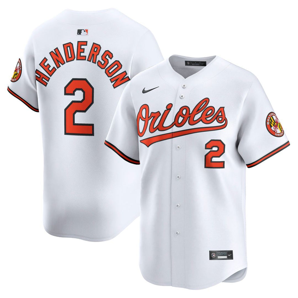 Baltimore Orioles Gunnar Henderson Nike Limited Player Jersey - White