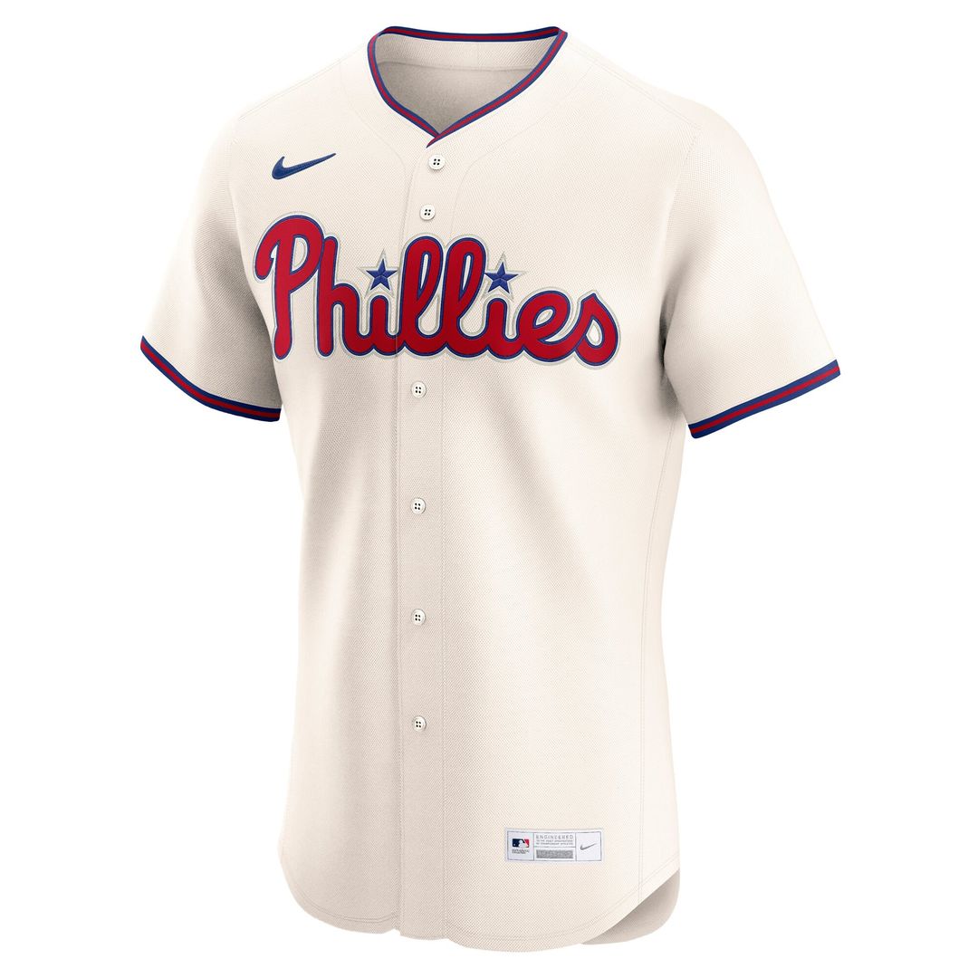 Philadelphia Phillies Bryce Harper Nike Alternate 2 Elite Jersey - Cream